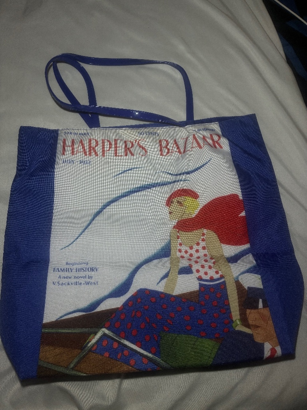 Harper's Bazaar July 1932 London Graphic Blue